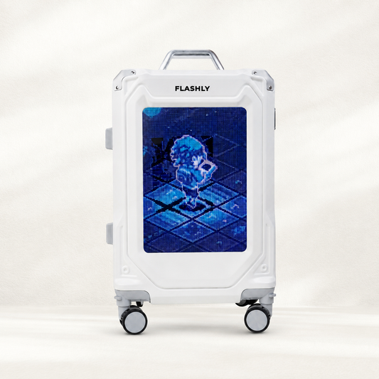 FLASHLY PEARL - Smart LED Cabin Trolley