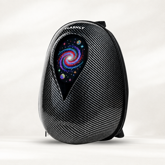 FLASHLY LED Ocean Carbon Backpack