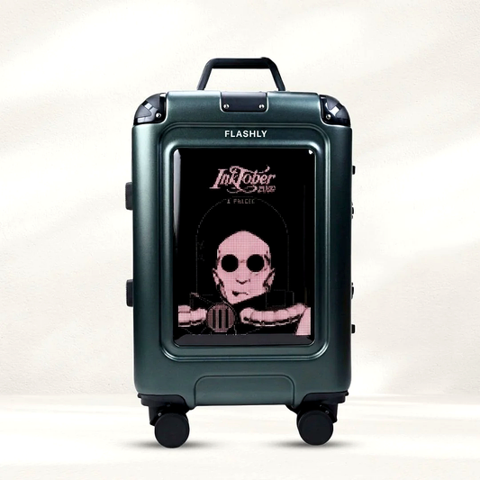 FLASHLY EMERALD - Smart LED Cabin Trolley