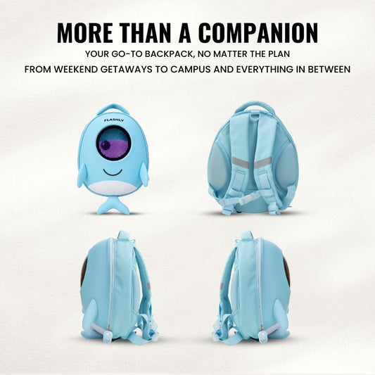 FLASHLY DOLFI - LED Backpack for Kids & Girls