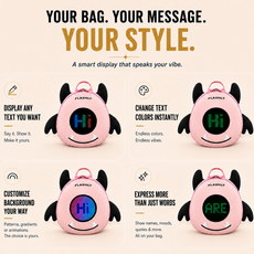 FLASHLY PIXO - LED Backpack for Kids & Girls
