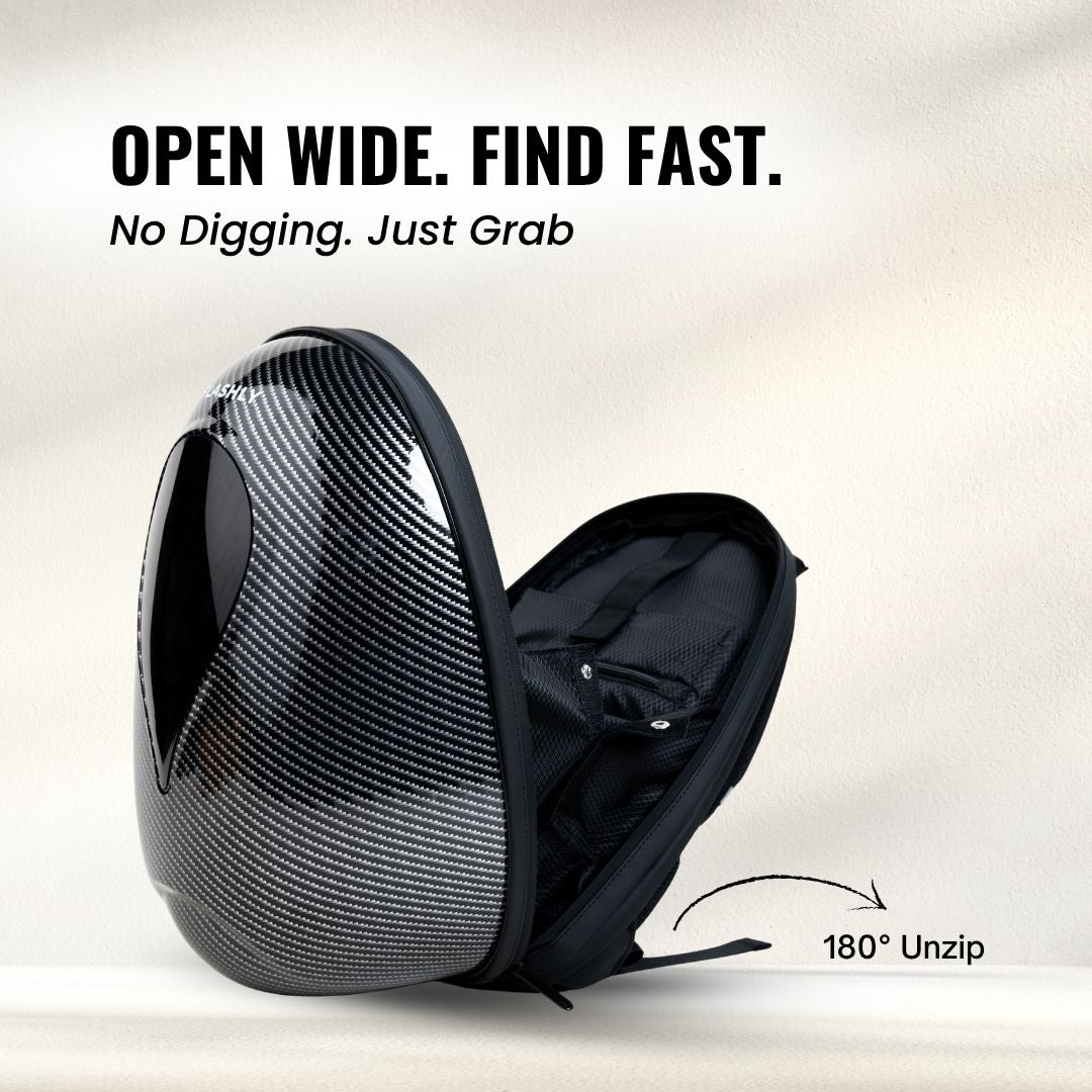 FLASHLY LED Ocean Carbon Backpack