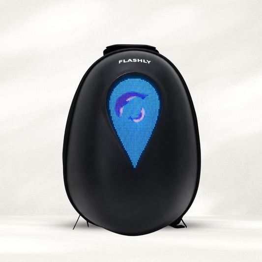 FLASHLY LED Ocean Carbon Backpack