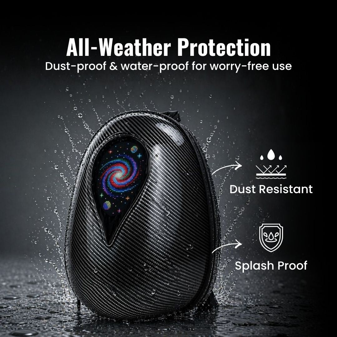 FLASHLY LED Ocean Carbon Backpack