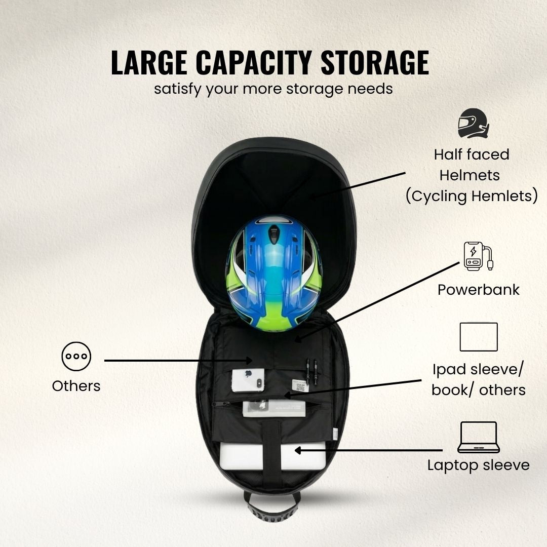 FLASHLY LED Ocean Carbon Backpack