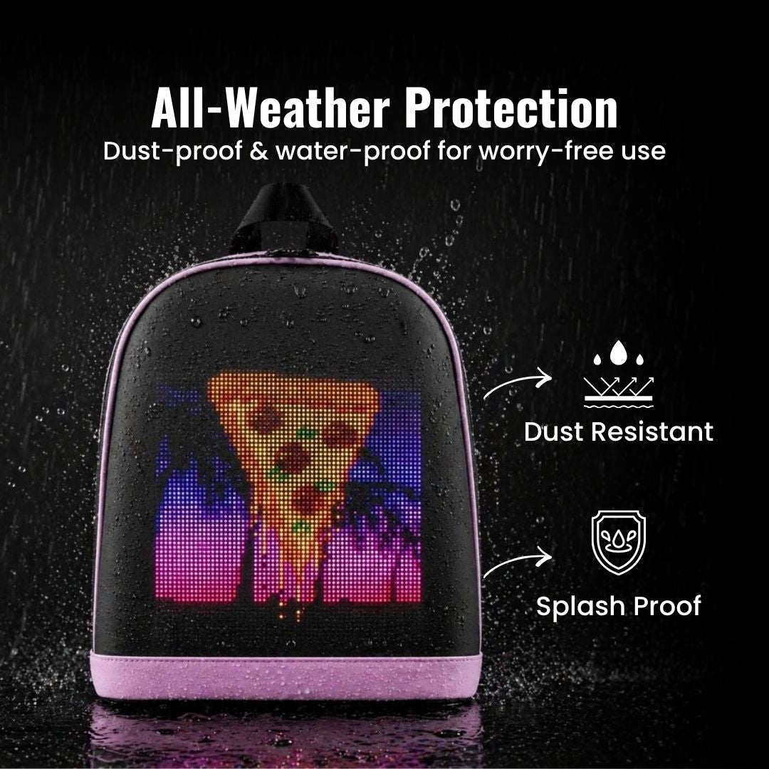 LED Pixel Max Backpack – Pink