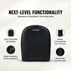 LED Pixel Max Backpack – Black