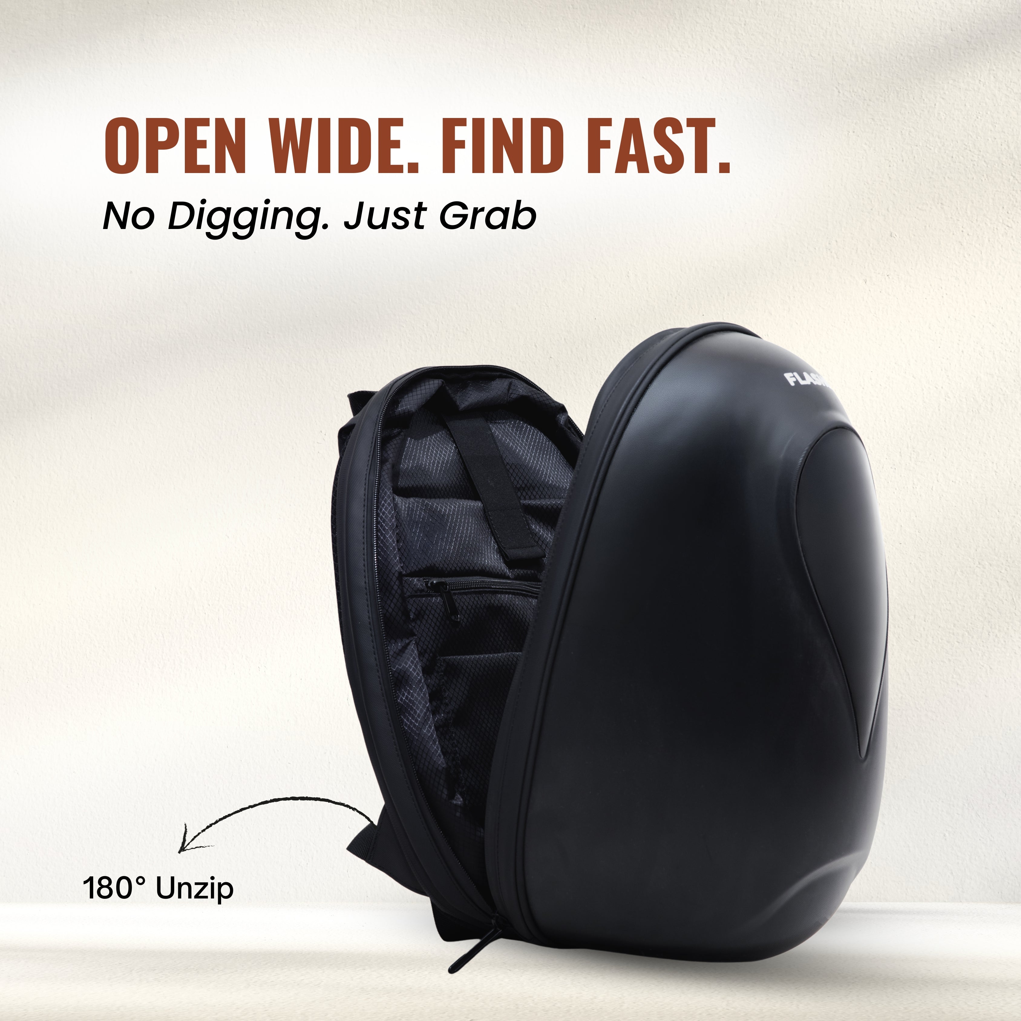 FLASHLY LED Ocean Carbon Backpack