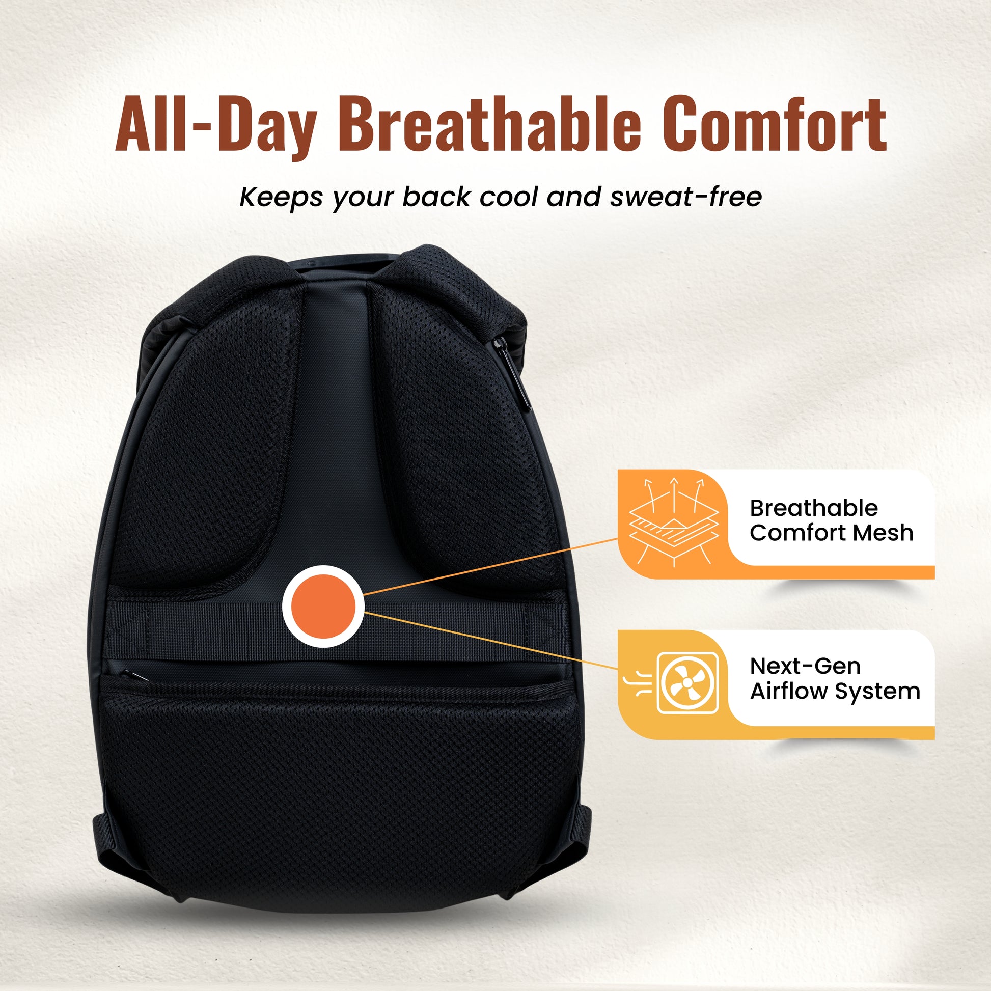 FLASHLY LED Ocean Carbon Backpack