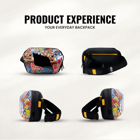 FLASHLY REBEL - LED Fanny Bag