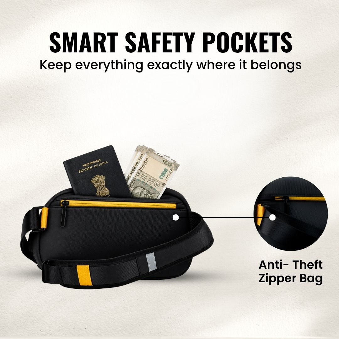 FLASHLY REBEL - LED Fanny Bag