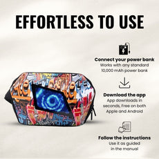 FLASHLY REBEL - LED Fanny Bag