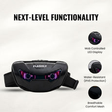 FLASHLY SHADOW BELT - LED Fanny Bag