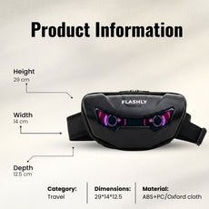 FLASHLY SHADOW BELT - LED Fanny Bag