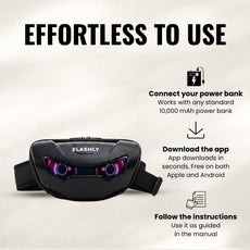 FLASHLY SHADOW BELT - LED Fanny Bag