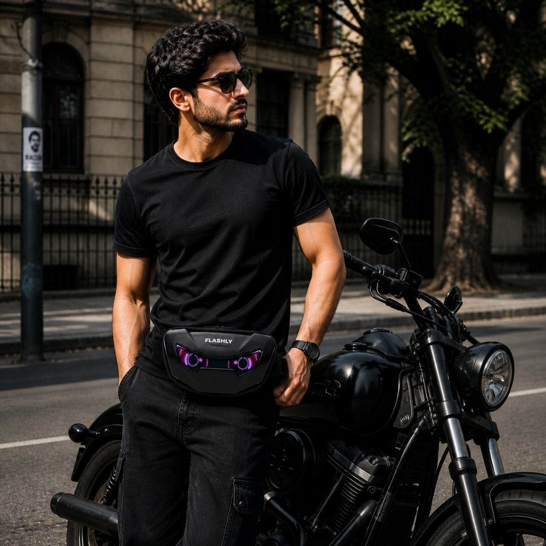 FLASHLY SHADOW BELT - LED Fanny Bag