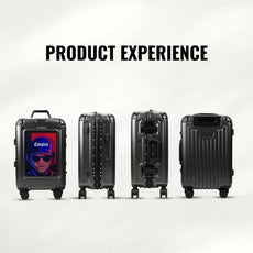 FLASHLY OBSIDIAN - Smart LED Cabin Trolley