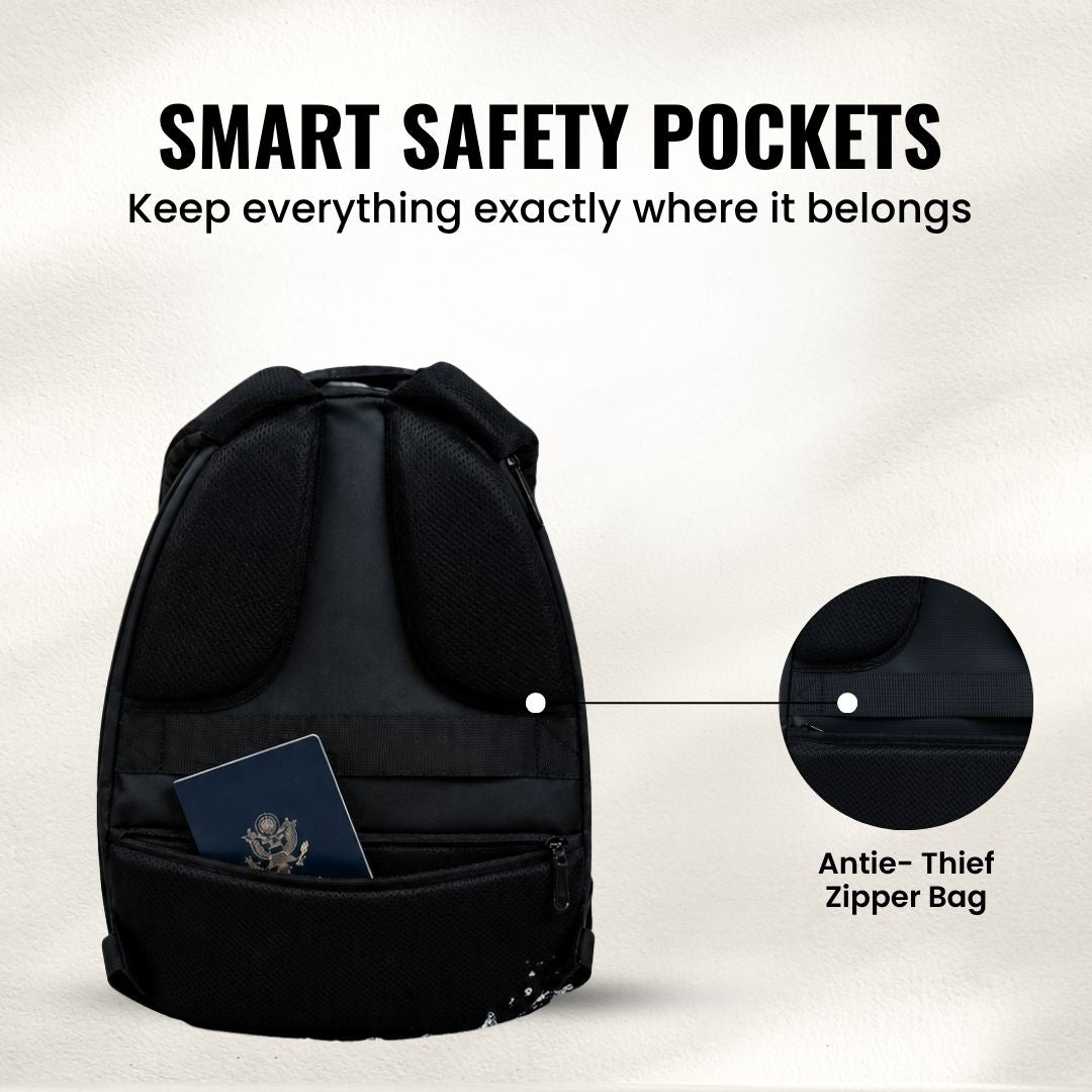 FLASHLY LED Ocean Graffix Backpack