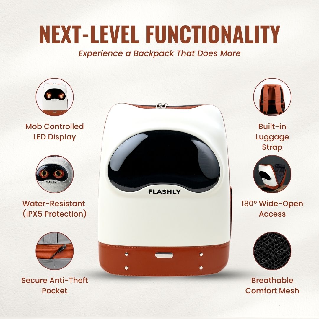 LED backpack for kids - CAT EYE