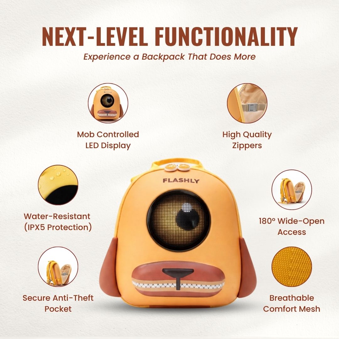 LED Backpack for Kids — WOOFY