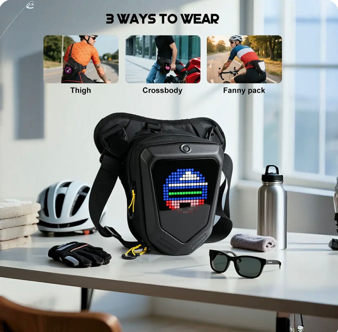 FLASHLY LED Ranger - Thigh Pouch / Sling Bag