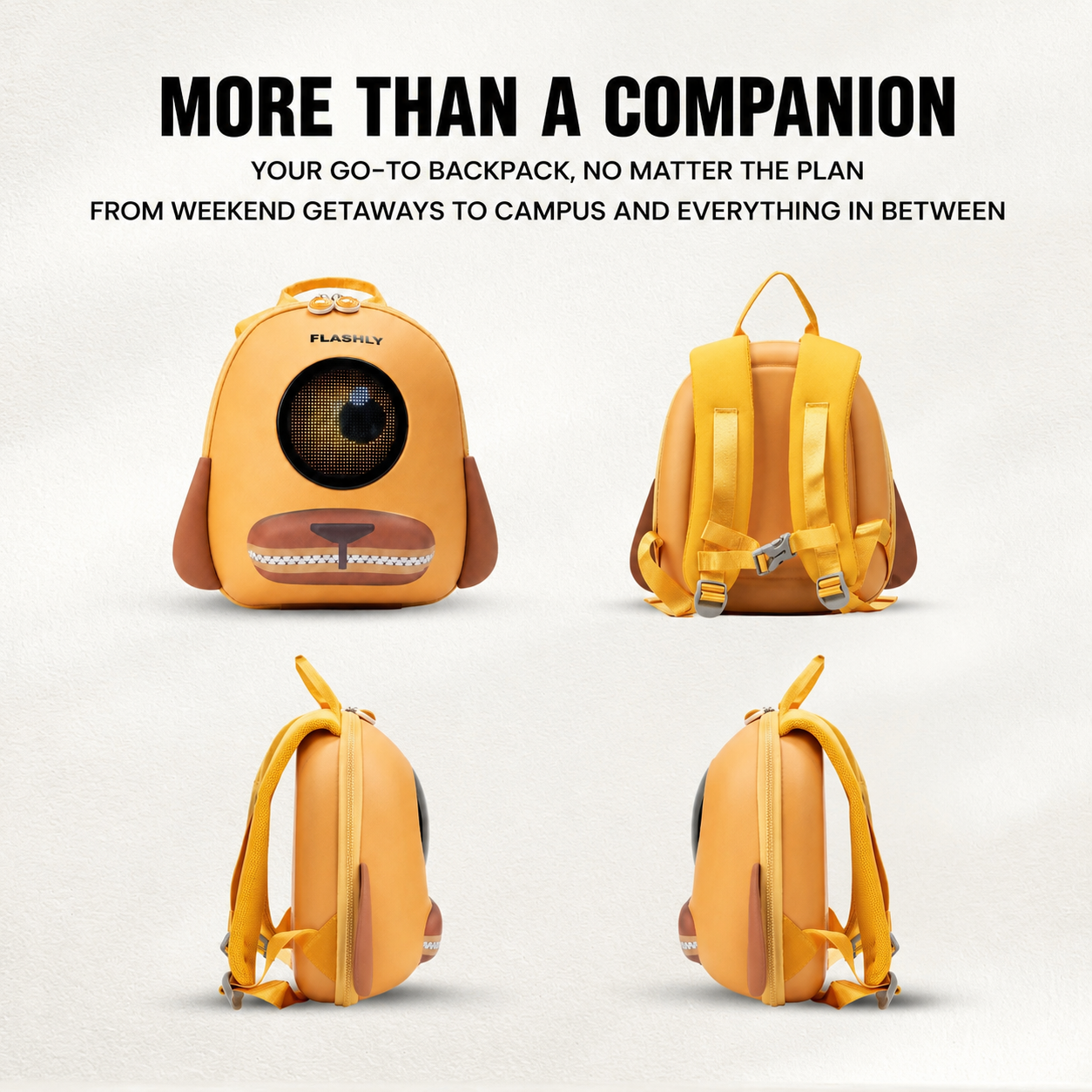 FLASHLY WOOFY - LED Backpack for Kids & Girls