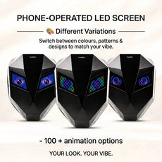 FLASHLY AURA (with speakers) - LED backpack for Travel Enthusiasts