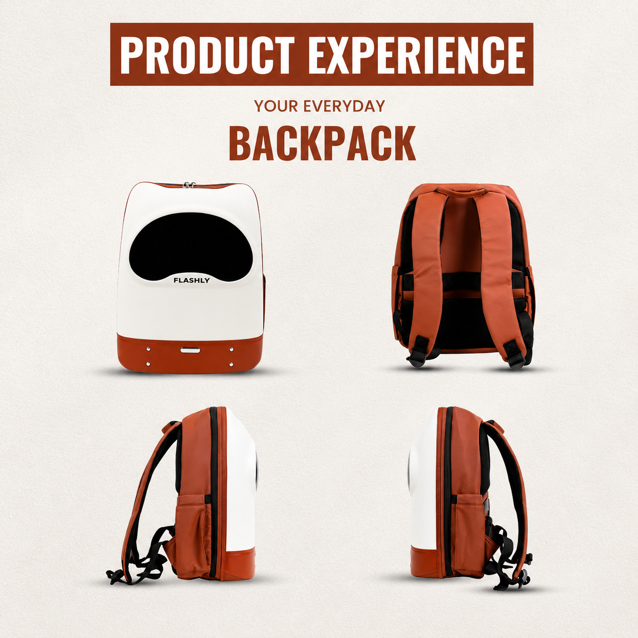 FLASHLY LUNA - Unisex LED Backpack for Kids and Adults