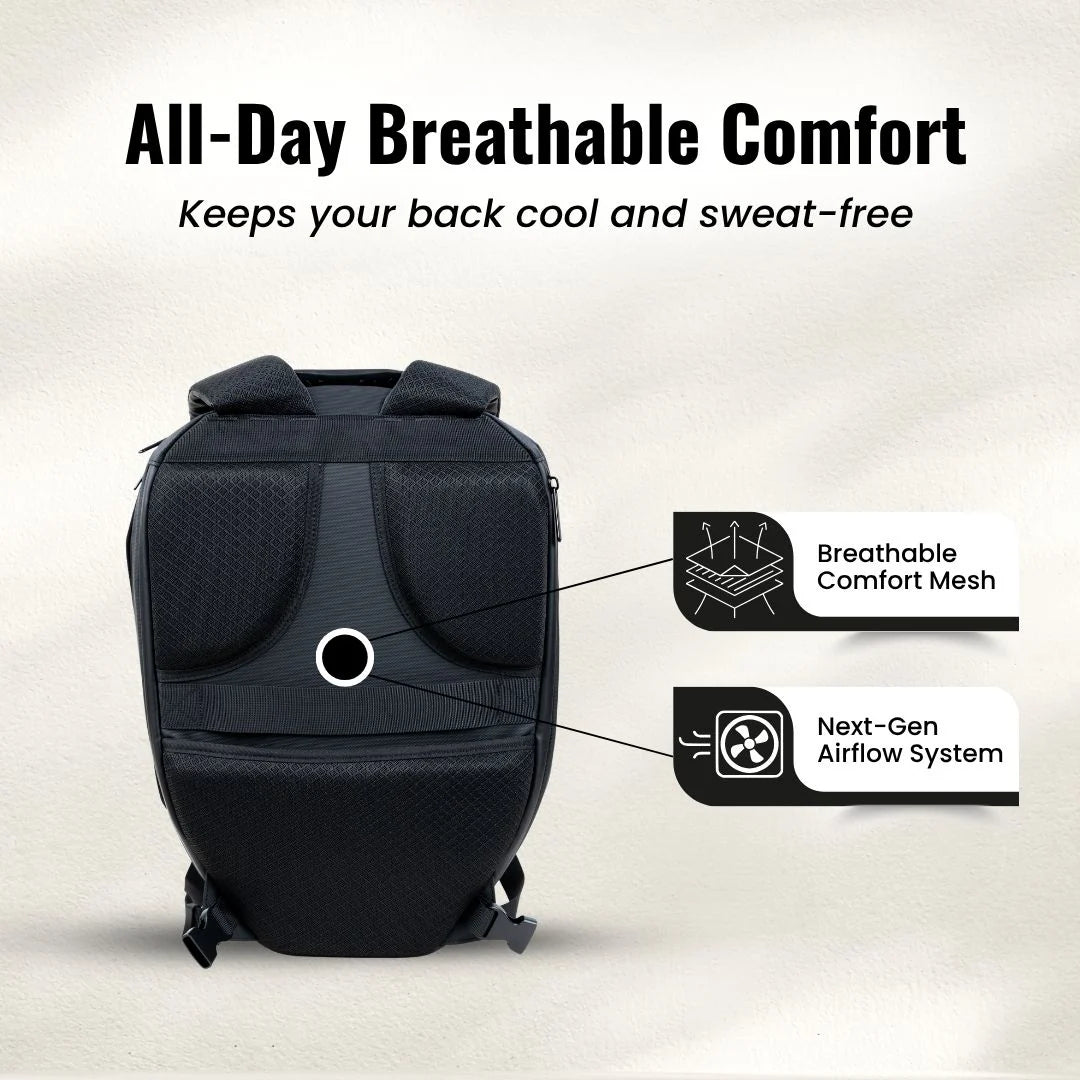 FLASHLY TITAN - LED Backpack for Travel Enthusiasts