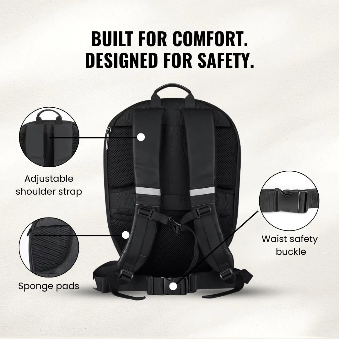 FLASHLY TITAN - LED Backpack for Travel Enthusiasts