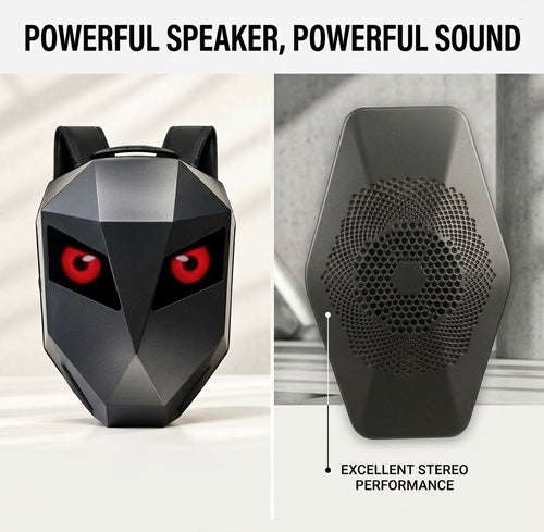 FLASHLY AURA (with speakers) - LED backpack for Travel Enthusiasts