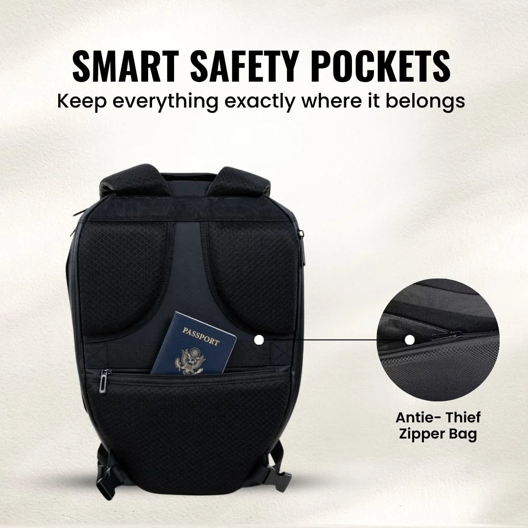 FLASHLY TITAN - LED Backpack for Travel Enthusiasts
