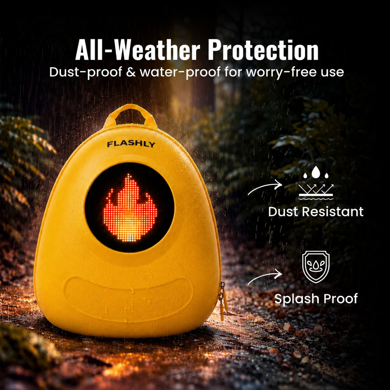 FLASHLY SUNNY POP - LED Backpack for Kids & Girls