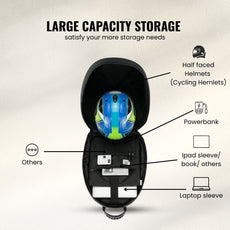 FLASHLY LED Ocean Carbon Backpack