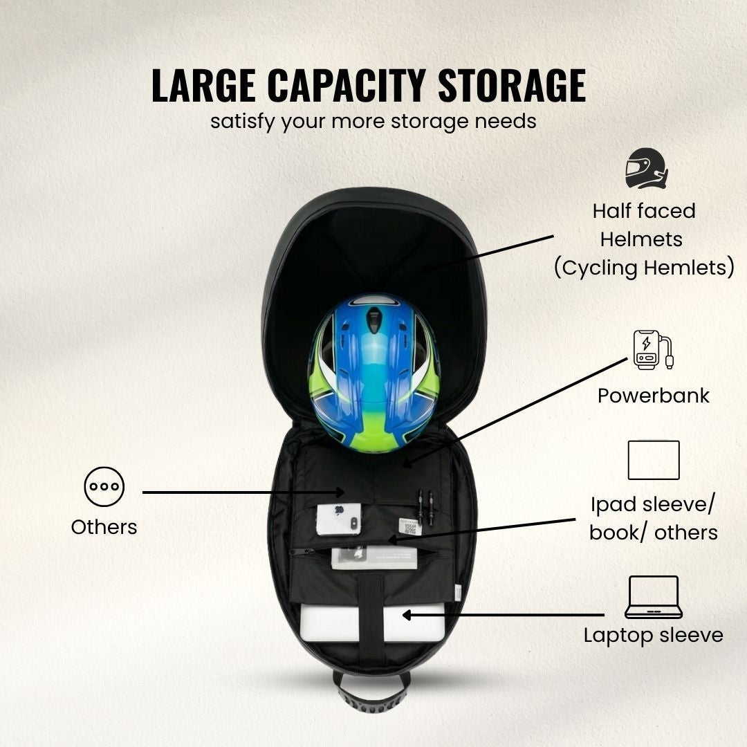 FLASHLY LED Ocean Carbon Backpack