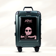 FLASHLY EMERALD - Smart LED Cabin Trolley