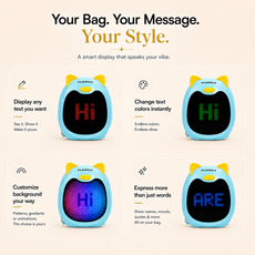 FLASHLY GLOWPOP - LED Backpack for Kids and Girls