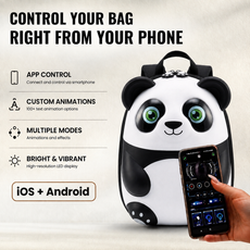 FLASHLY LITTLE PANDA - LED Backpack for Kids and Girls