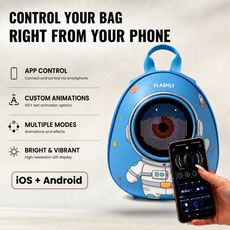 FLASHLY LITTLE ASTRO - LED Backpack for Kids and Girls