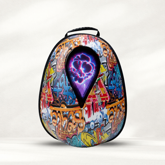 FLASHLY LED Ocean Graffix Backpack