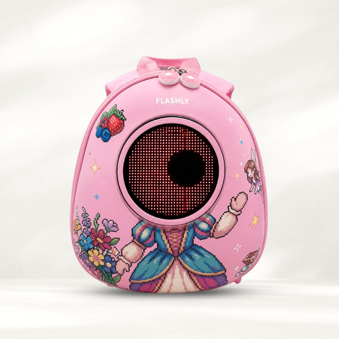 FLASHLY FAIRY BLOOM - LED Backpack for Kids & Girls