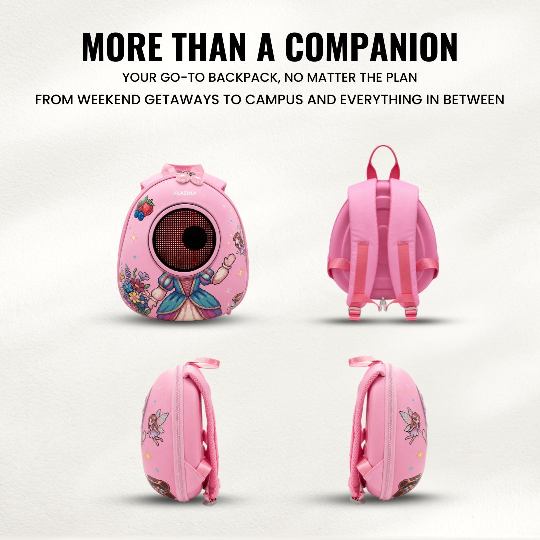 FLASHLY FAIRY BLOOM - LED Backpack for Kids & Girls