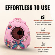 FLASHLY FAIRY BLOOM - LED Backpack for Kids & Girls