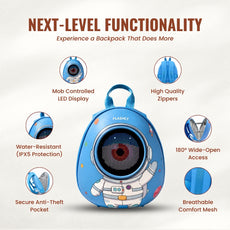 FLASHLY LITTLE ASTRO - LED Backpack for Kids