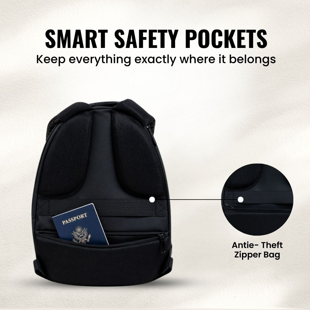 FLASHLY LED Ocean Carbon Backpack