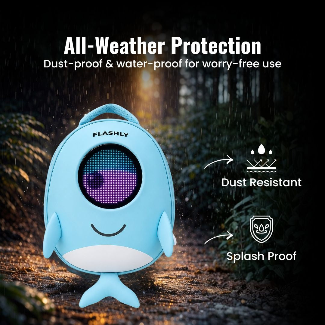 FLASHLY DOLFI - LED Backpack for Kids & Girls