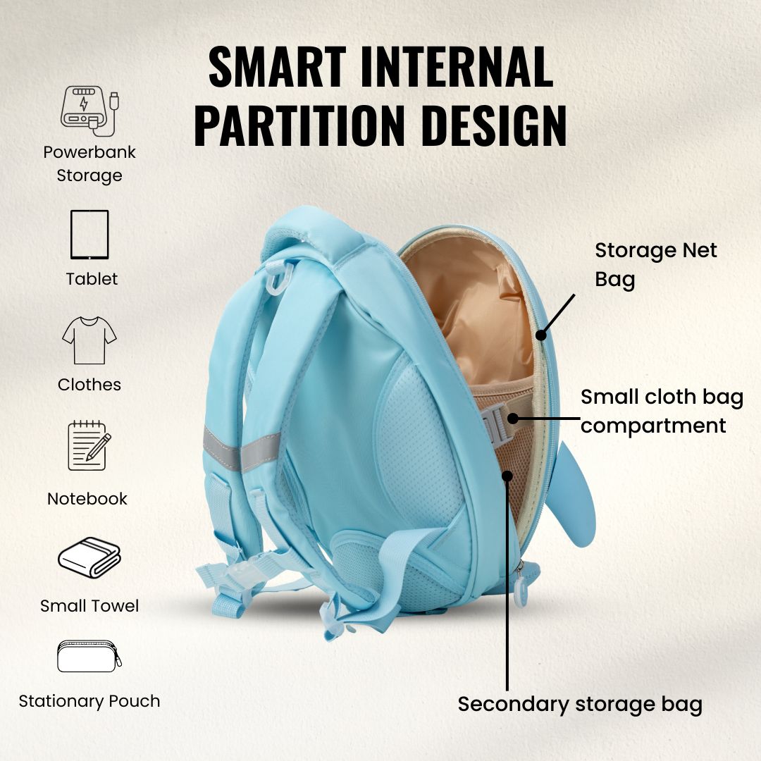FLASHLY DOLFI - LED Backpack for Kids & Girls