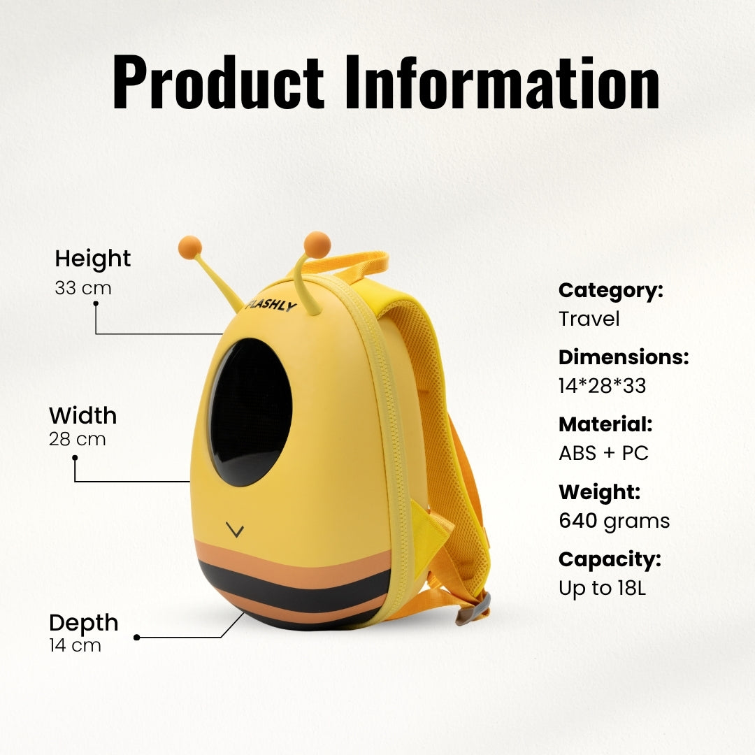 FLASHLY BUZZBEE - LED Backpack for Kids & Girls