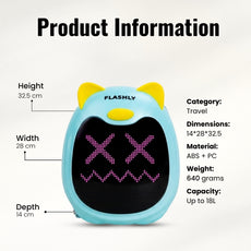 FLASHLY GLOWPOP - LED Backpack for Kids and Girls