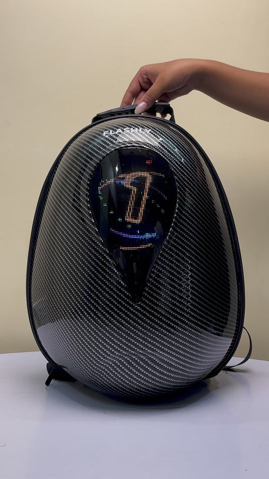 FLASHLY LED Ocean Carbon Backpack